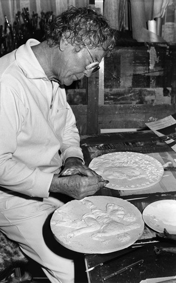 Medaille Eidg. Schwing- und Älplerfest 1982, Gipsmodelle
